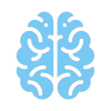 cerebro azul claro